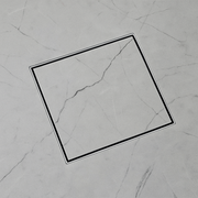 Marble Insert Shower Drain Channel (6 x 6 Inches) with Cockroach Trap (304 Grade) (21mm) - By Specule