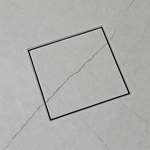 Load image into Gallery viewer, Marble Insert Shower Drain Channel (5 x 5 Inches) with Cockroach Trap (304 Grade) (21mm) - By Specule
