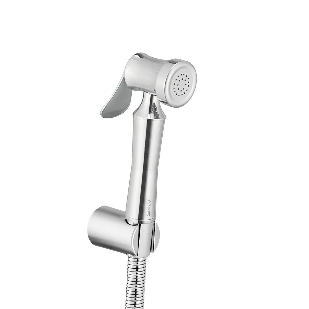 Velva Chrome Health Faucet with Dual Flow and 1 Meter 304-Grade SS Hose & Hook