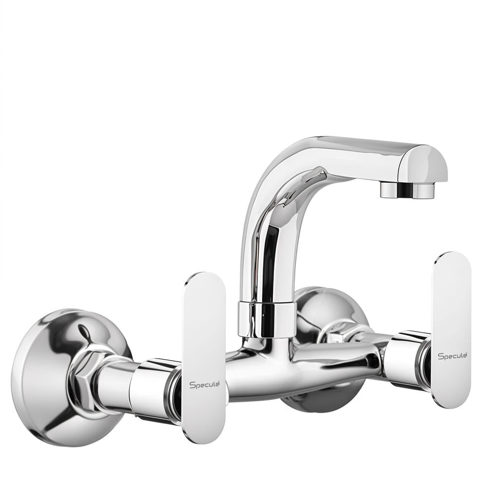 Angel Wall-mount Kitchen Sink Mixer Tap with Swivel Spout - by Specule