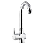 Load image into Gallery viewer, Flora 3/4 Inches Cartridge Swan Neck with Round Swivel Spout Brass (12 inches)- by Specule
