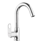 Load image into Gallery viewer, Ornamix Swan Neck with Round Swivel Spout Brass (12 inches)- by Specule
