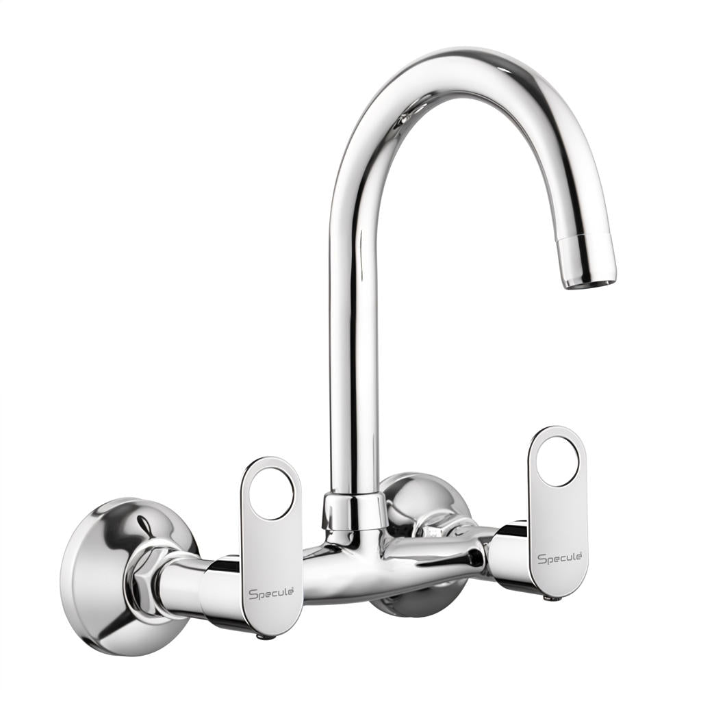 Ornamix Wall-mount Kitchen Sink Mixer Tap with Swivel Spout - by Specule