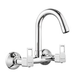 Load image into Gallery viewer, Cubo Wall-mount Kitchen Sink Mixer Tap with Swivel Spout - by Specule
