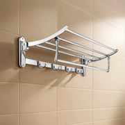 Round Foldable Stainless Steel Towel Rack (18 Inches) - by Specule specules
