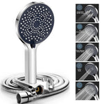 Load image into Gallery viewer, Penta Five Flow ABS Hand Shower with 1.5 Meter 304-grade SS Hose &amp; Hook

