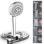 Load image into Gallery viewer, Kiya Five flow ABS Hand Shower with 1.5 Meter 304-grade SS Hose &amp; Hook
