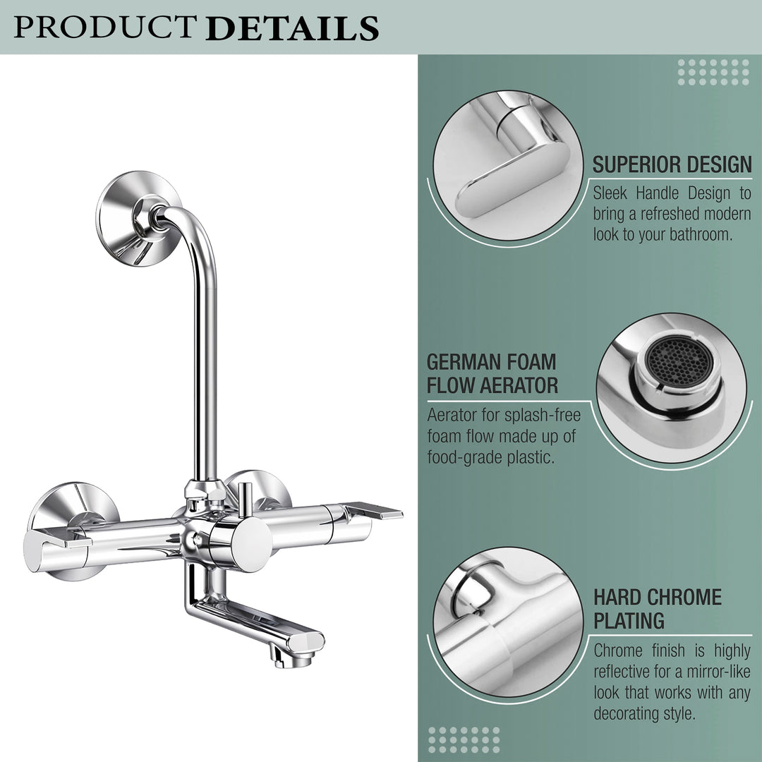 Candy Wall Mixer Brass Faucet with L Bend – by Specule