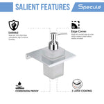 Load image into Gallery viewer, Stellar Stainless Steel/Glass Soap Dispenser (Chrome)- by Specule
