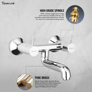 Flora 3/4 Inches Non Telephonic Wall Mixer Tap - by Specule