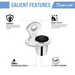 Load image into Gallery viewer, Moon Stainless Steel Tumbler Holder – by Specule
