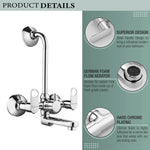 Load image into Gallery viewer, Ornamix Wall Mixer Brass Faucet with L Bend – by Specule
