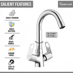 Load image into Gallery viewer, Ornamix Center Hole Wash Basin Mixer Tap with Swivel Spout - by Specule
