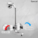 Load image into Gallery viewer, Cubix Wall Mixer Brass Faucet with L Bend – by Specule
