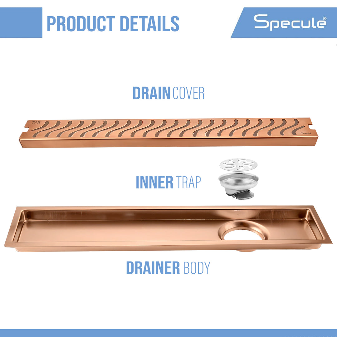 Stainless steel drain tray with firm grip collar and integrated cockroach trap system for 18 inch drain