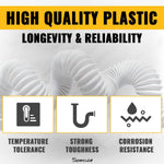 Load image into Gallery viewer, PVC Black Tail Flexible Waste Pipe (35 Inches) (Pack of 2) – By Specule

