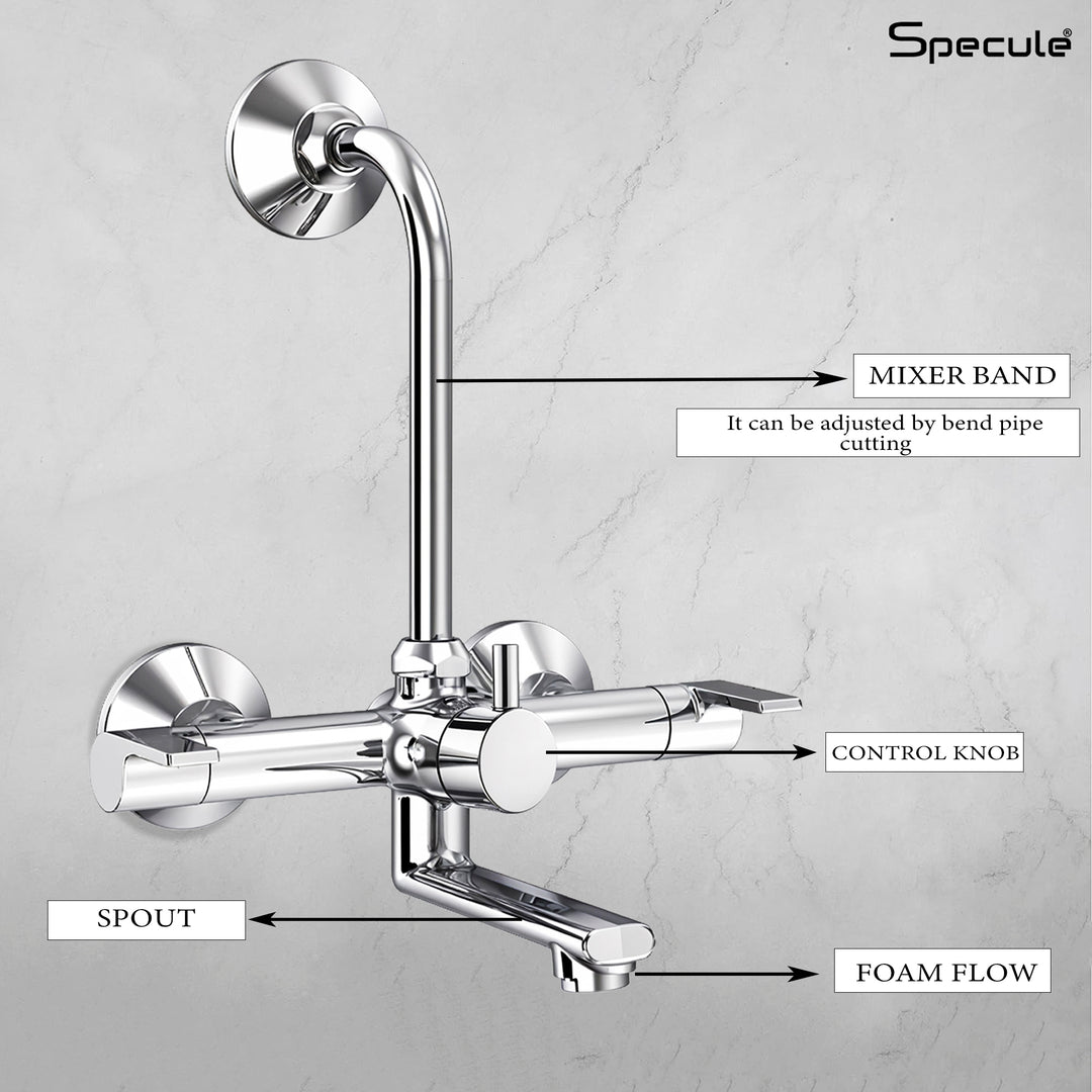 Candy Wall Mixer Brass Faucet with L Bend – by Specule