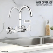 Alive Wall-mount Kitchen Sink Mixer Tap with Swivel Spout - by Specule specules