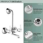 Load image into Gallery viewer, Topaz Wall Mixer Brass Faucet with L Bend – by Specule
