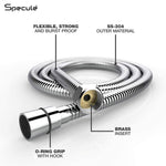 Load image into Gallery viewer, Crown Chrome Health Faucet with Dual Flow and 1 Meter 304-Grade SS Hose &amp; Hook
