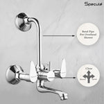 Load image into Gallery viewer, Spectra Wall Mixer Brass Faucet with L Bend – by Specule
