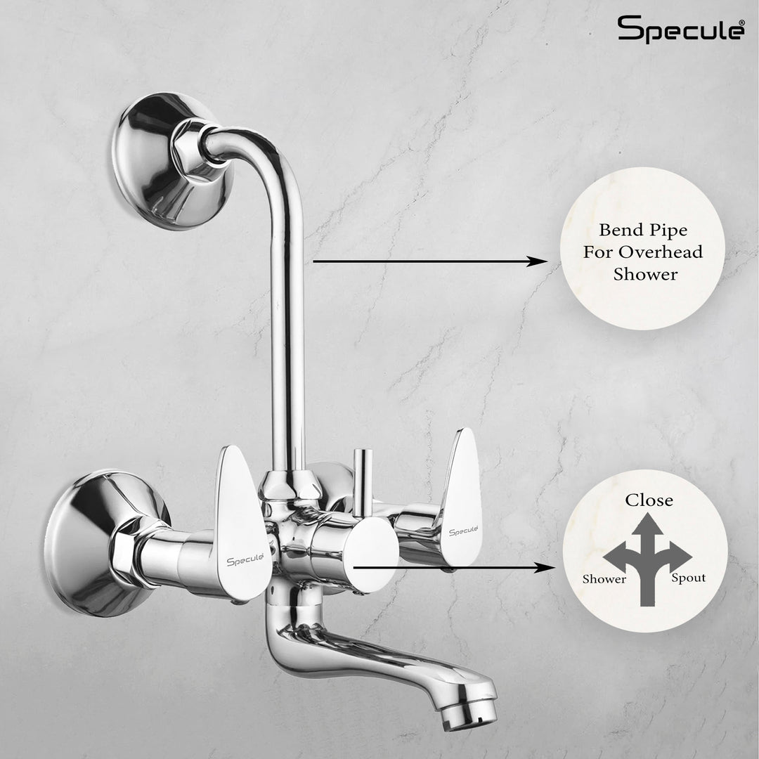 Spectra Wall Mixer Brass Faucet with L Bend – by Specule