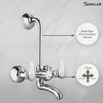 Load image into Gallery viewer, Softy Wall Mixer Brass Faucet with L Bend – by Specule
