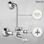 Load image into Gallery viewer, Opel Wall Mixer Brass Faucet with L Bend – by Specule
