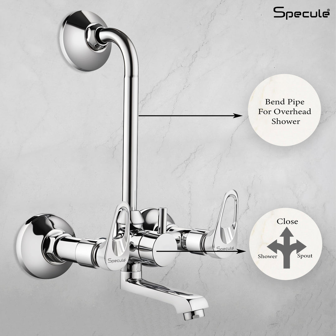 Opel Wall Mixer Brass Faucet with L Bend – by Specule