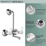 Load image into Gallery viewer, Cubo Wall Mixer Brass Faucet with L Bend – by Specule
