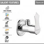 Load image into Gallery viewer, Chocolate Brass Angle Valve Faucet - by Specule
