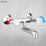 Load image into Gallery viewer, Flora 3/4 Inches Non Telephonic Wall Mixer Tap - by Specule
