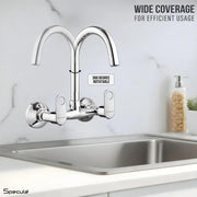 Ornamix Wall-mount Kitchen Sink Mixer Tap with Swivel Spout - by Specule