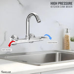 Load image into Gallery viewer, Candy Wall-mount Kitchen Sink Mixer Tap with Swivel Spout - by Specule
