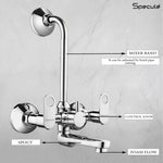 Load image into Gallery viewer, Ornamix Wall Mixer Brass Faucet with L Bend – by Specule
