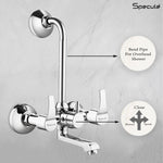 Load image into Gallery viewer, Topaz Wall Mixer Brass Faucet with L Bend – by Specule
