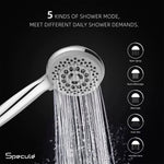 Load image into Gallery viewer, Kiya Five flow ABS Hand Shower with 1.5 Meter 304-grade SS Hose &amp; Hook
