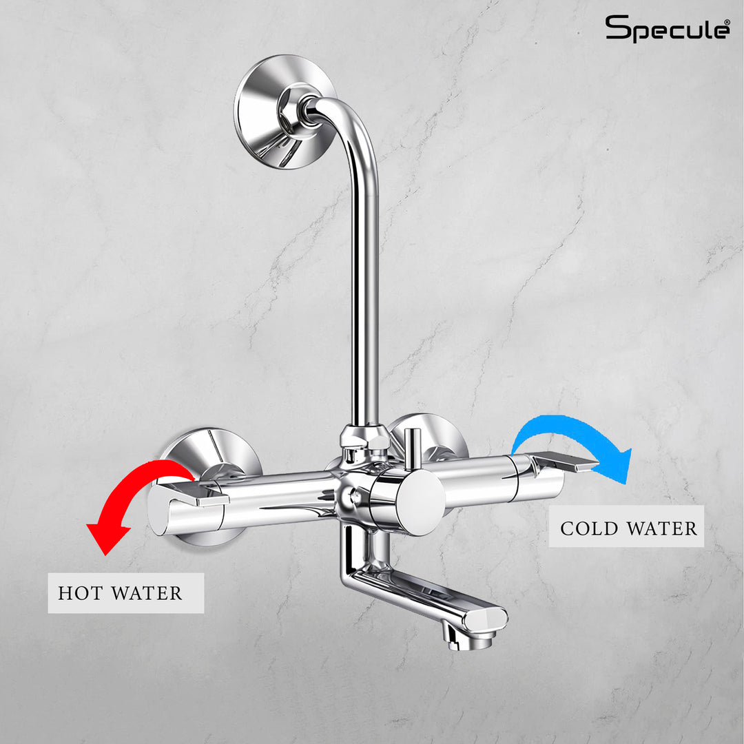 Candy Wall Mixer Brass Faucet with L Bend – by Specule
