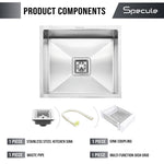 Load image into Gallery viewer, Handmade Single Bowl Kitchen Sink (18 x 16 x 10 Inches) - by Specule
