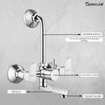 Load image into Gallery viewer, Alive Wall Mixer Brass Faucet with L Bend – by Specule
