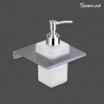 Load image into Gallery viewer, Stellar Stainless Steel/Glass Soap Dispenser (Black)- by Specule
