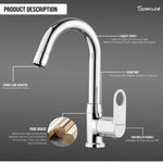 Load image into Gallery viewer, Ornamix Swan Neck with Round Swivel Spout Brass (12 inches)- by Specule
