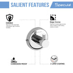 Load image into Gallery viewer, Minar Stainless Steel Robe Hook - By Specule
