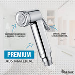 Load image into Gallery viewer, Glory Chrome Health Faucet with Dual Flow and 1 Meter 304-Grade SS Hose &amp; Hook
