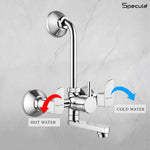 Load image into Gallery viewer, Alive Wall Mixer Brass Faucet with L Bend – by Specule
