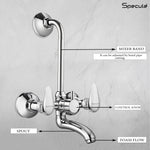Load image into Gallery viewer, Softy Wall Mixer Brass Faucet with L Bend – by Specule
