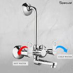 Load image into Gallery viewer, Ornamix Wall Mixer Brass Faucet with L Bend – by Specule
