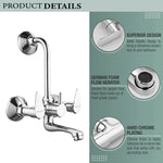 Load image into Gallery viewer, Spectra Wall Mixer Brass Faucet with L Bend – by Specule

