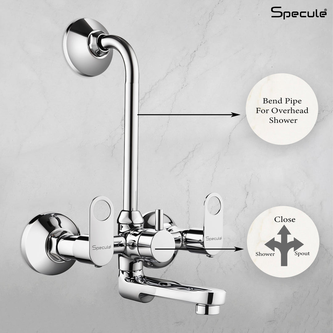 Ornamix Wall Mixer Brass Faucet with L Bend – by Specule