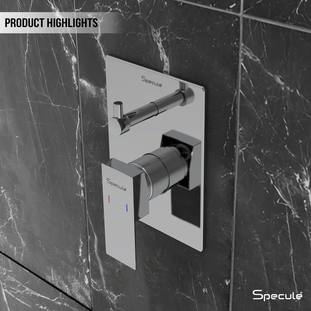Cubix Concealed Body High Flow 3-inlet (5 Way) Diverter With Exposed Part Kit – by Specule